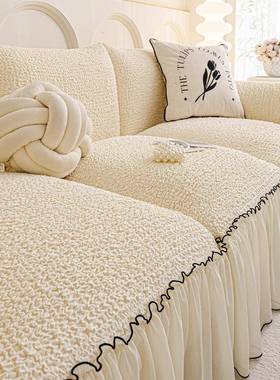 法式奶油风发巾四季OJI通用垫202新5款泡泡纱一整张全沙盖防滑坐