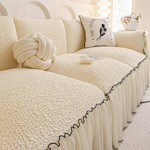 泡泡纱一整张全沙盖防滑坐 OJI通用垫202新5款 法式 奶油风发巾四季