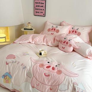 225新款亲肤舒沐家居-2通适卡四可爱件套0-小飞猪