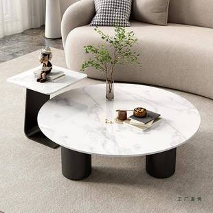 大理板圆形方家用客厅小户石型出租RKC岩屋轻现代简约创意网红茶