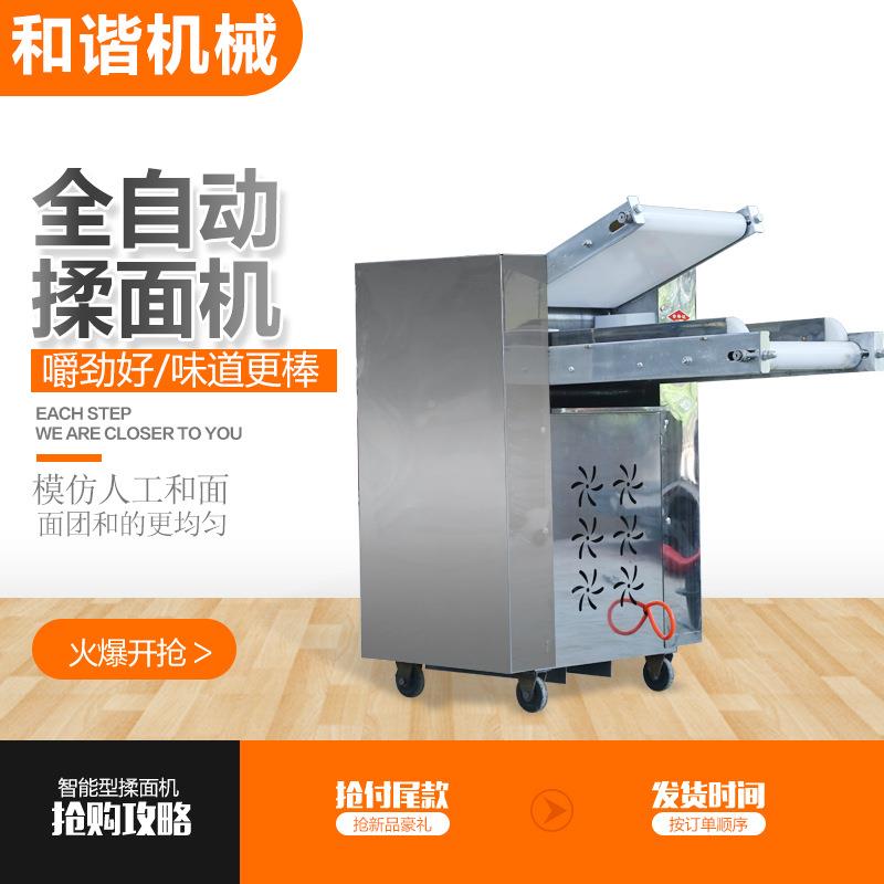 不锈钢静音和面机和蛋糕店头房餐食堂商用静音厅面机全自揉面机馒