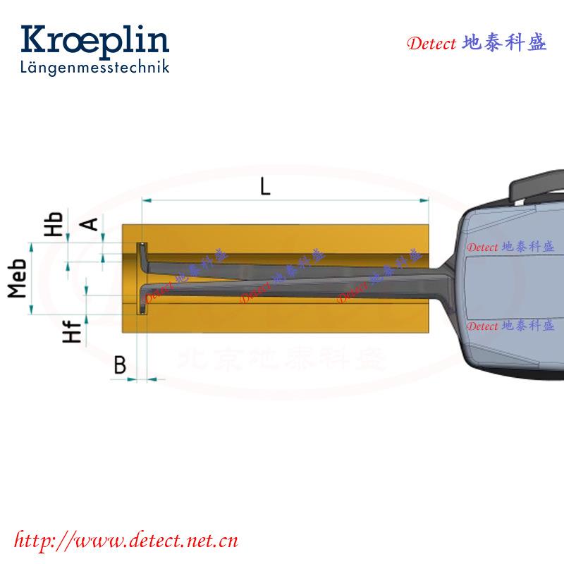 德国KREPIN数显内测卡L370数显L防规L37O0防水油内径测量卡尺G370