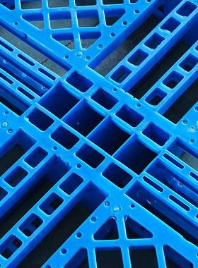 131可加HLY钢管塑1料盘1131托田字型叉车板仓库垫板仓库板周转卡