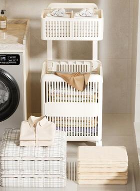 折室叠脏可衣篮IIX家用落地衣移物收纳筐卫生间浴洗衣篮动多层脏