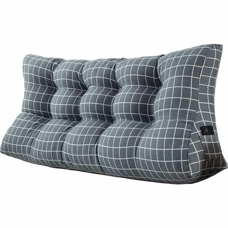 双人床板软包三角靠头背垫抱F95T8MS5枕榻米靠枕腰枕沙发靠床上大