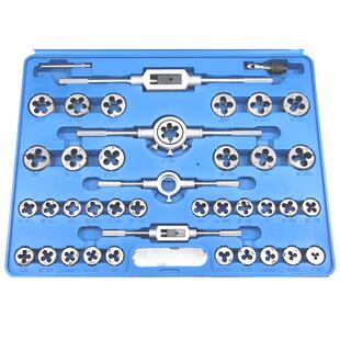 合工钢10件工套公制1牙丝锥板组套RSA套装110PC丝锥板牙套攻丝攻