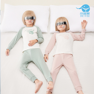 小蓝象hinos春秋长袖排汗保暖男女儿童长袖休闲家居服套装