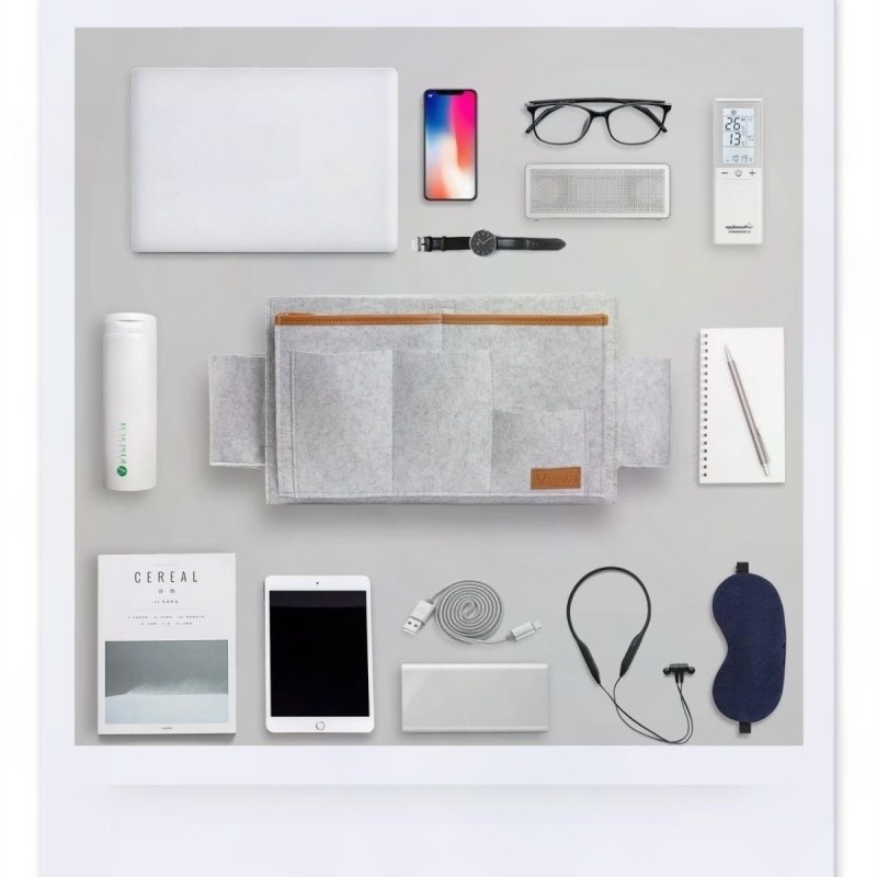 床边收纳袋侧边双水杯毛毡杂物储物床边收纳袋挂式下铺上铺婴儿床,婴童用品,尿布袋/床头挂袋,淘宝优惠券,粉丝福利购,淘宝优惠卷