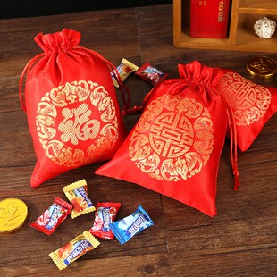 喜糖袋子结婚喜糖盒子网纱袋喜袋包装礼袋糖果礼盒装婚礼用品大全