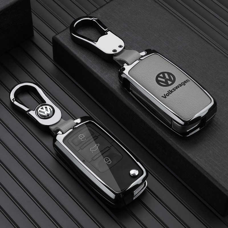 适用老款大众途观钥匙套捷达va3男女壳扣老汽车用品配件内饰改装