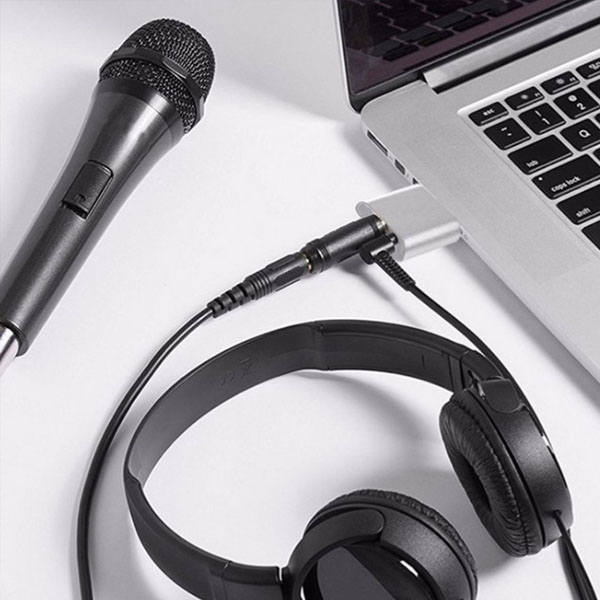 铝合金外接7.1声道usb立体声声卡台式机笔记本耳机转换器免驱动