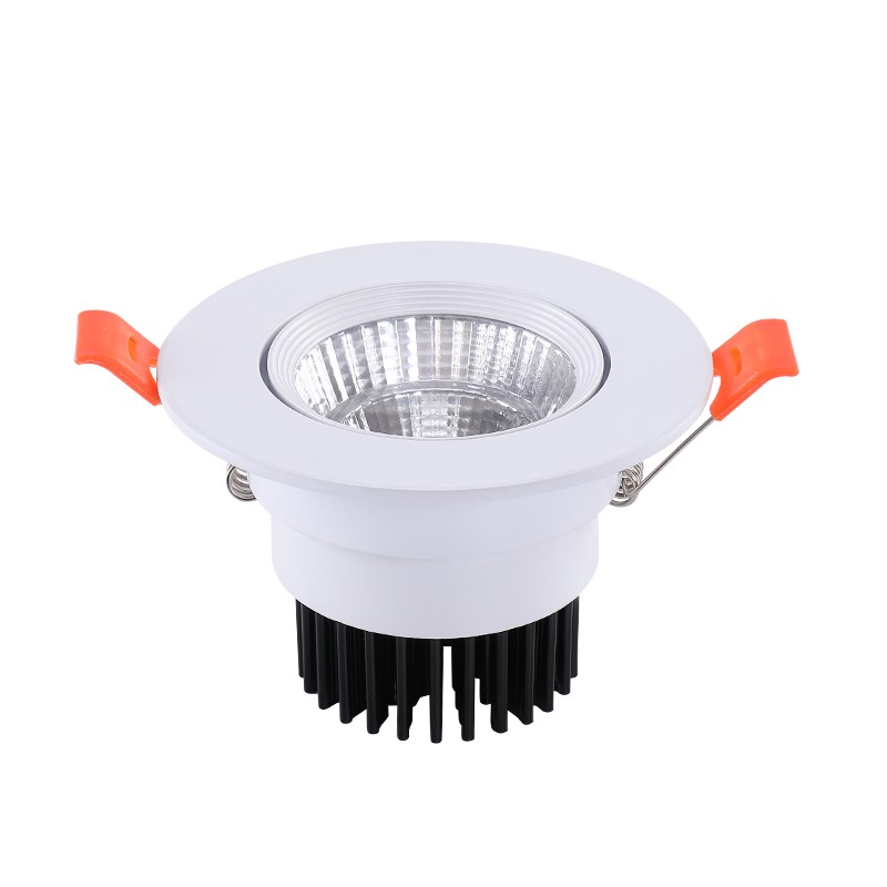 无极调光射灯智能遥控天花灯嵌入式牛眼灯cob筒灯亮度可调光led灯