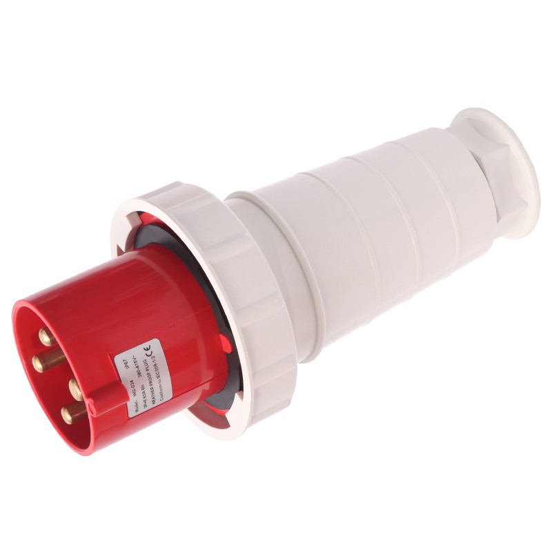 大电流航空工业插头明暗装插座连接器3芯4心5孔63A125A防水非防爆