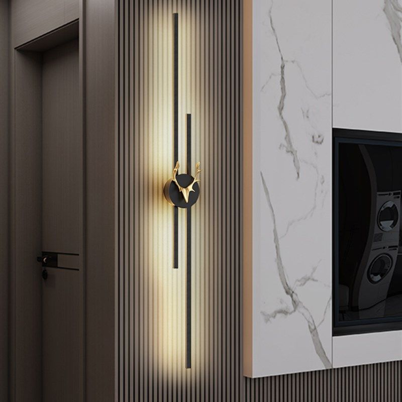 长条壁灯客厅沙发电视背景墙格栅免接线充电卧室床头极简走廊灯具,家装灯饰光源,壁灯,淘宝优惠券,粉丝福利购,淘宝优惠卷