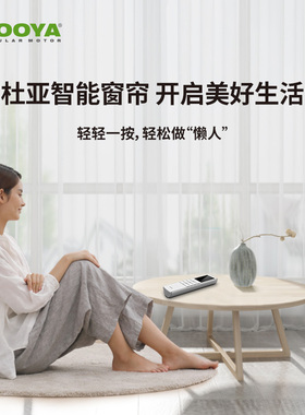 杜亚DOOYA电动窗帘遥控自动窗帘轨道智能家居电机开合帘家用 C760