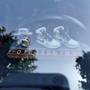 临时停车号码牌高级感实木可隐藏双号码免粘磁吸创意个性女士男士