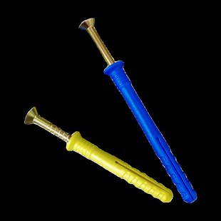 兔宝宝美固钉敲击式膨胀钉螺丝塑料尼龙木龙骨地板用国标M6M8M10