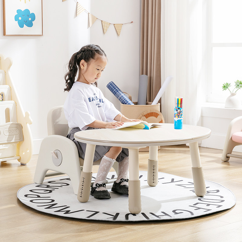 nanx儿童花生桌沙发椅套装宝宝幼儿园学习阅读角婴儿学坐升降小桌,住宅家具,儿童桌/手工桌,淘宝优惠券,粉丝福利购,淘宝优惠卷