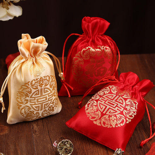 孩子宝宝满月礼盒空盒子回礼喜蛋喜糖袋婚礼糖果袋结婚喜糖袋子