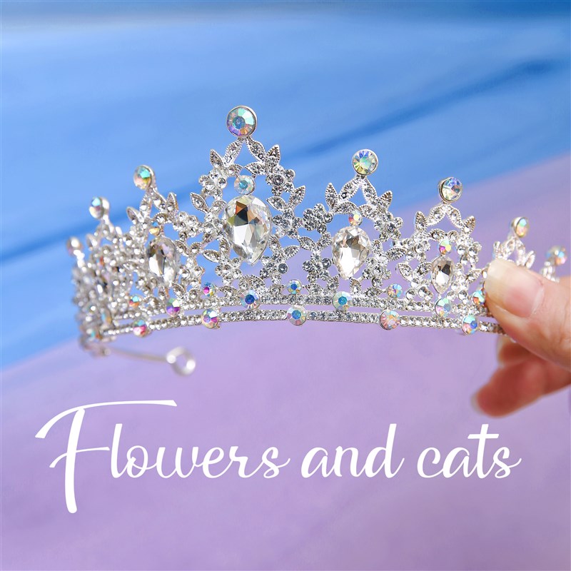 皇冠头饰儿童公主粉色小女孩头箍女童发箍小孩发饰发卡女发夹王冠