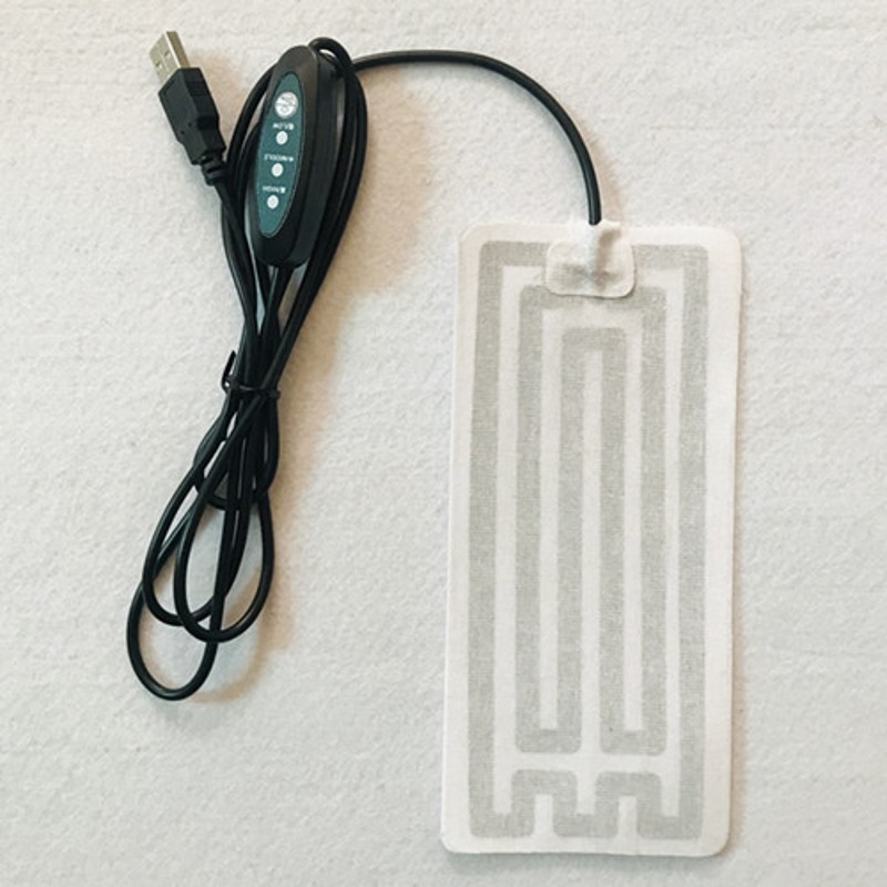 3档调温电热片 5V加热片保暖 腰带发热片 冬季保暖片.高中低控温