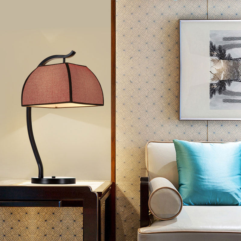 新中式台灯中国风客厅书房酒店房间装饰台灯创意个性卧室床头灯