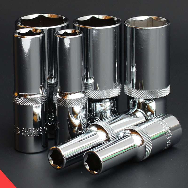 1/2加长套筒 大飞外六角薄套同快速板手套筒超薄套同子套筒头8mm