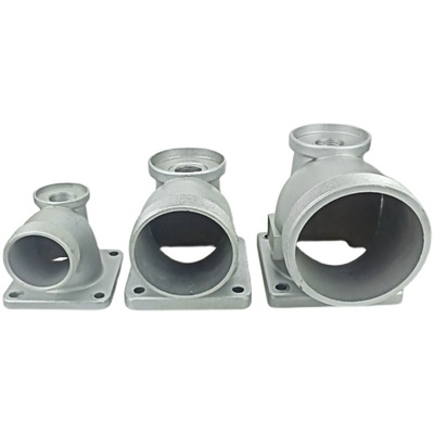 汽油机水泵2寸3寸4寸 出水口座弯管铝合金连接管接头自吸泵配件