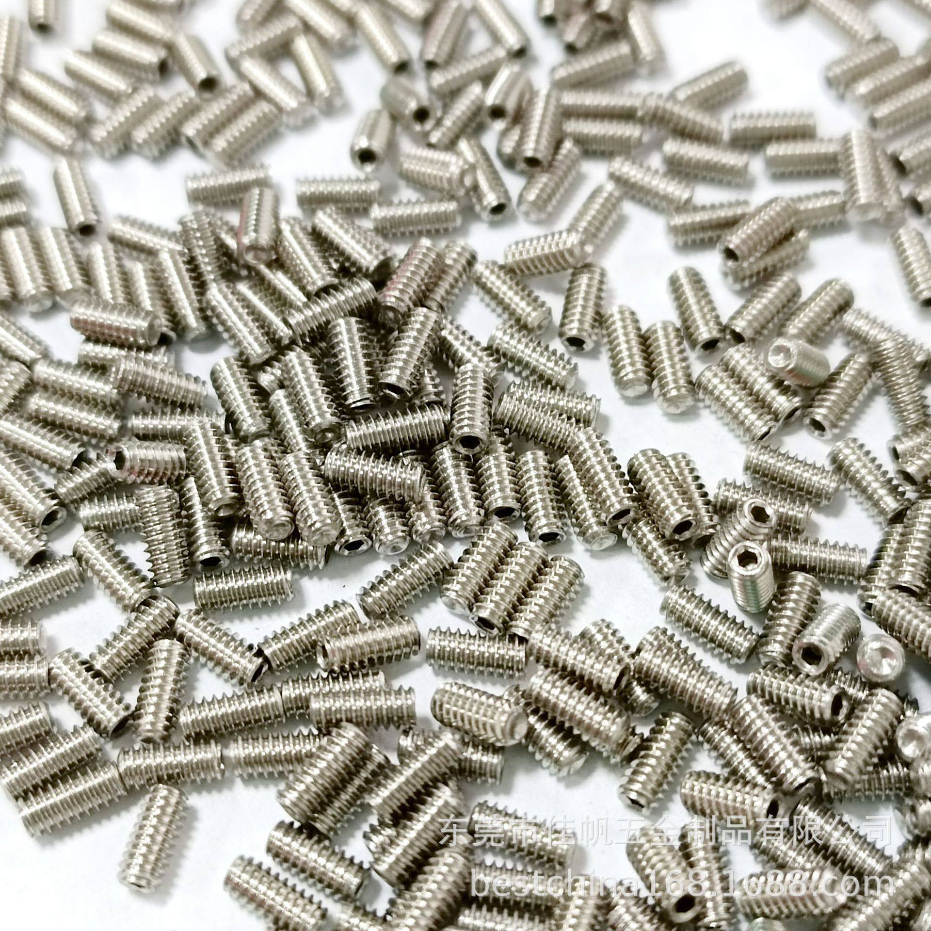 GB80M2*2.5不锈钢凹端机米,304止付螺丝,顶丝,机米螺钉,紧定