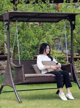 户外铁艺家用院秋民宿双人庭秋千吊摇椅室千内椅KZF阳台成人儿童