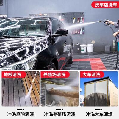 工业高级超商用车机大功率清洗机2洗20V家用水枪63510强力洗地洗