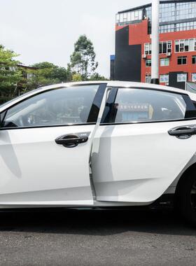 域十代思改装车饰上条黑色中柱窗下36839窗车身装窗饰贴黑外观套