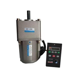 精研调M6300 50速电机1201W80W流水线马300减速机交流220WV无极变