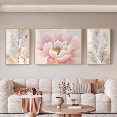 大村油画客厅饰画轻奢感挂画装现代厂家直供壁简约沙发背景墙芬画