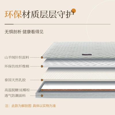 天ISR然椰脊棕薄款偏硬护儿学生老人硬垫子乳胶.8m1.童5m榻榻1米