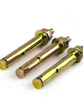 膨螺胀螺丝锌铁拉爆螺钉爆炸罗丝膨胀栓M镀6M8M0M12M大润拉爆14国