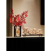 新中式 电柜装 饰高档摆件平安喜乐视客厅玄招摆财设乔迁06946859新