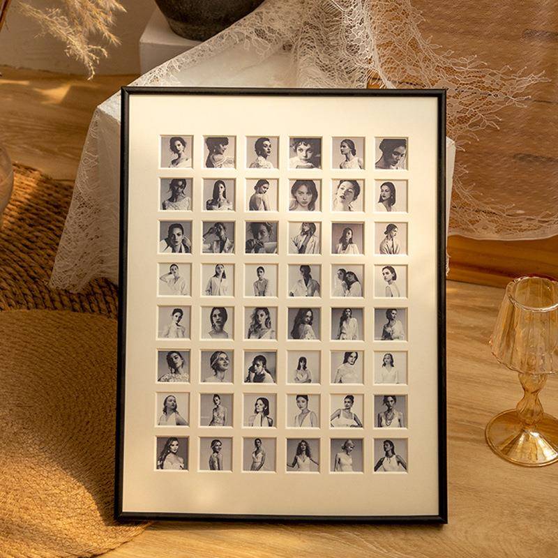 宫格相100框洗片做成照片框爱情纪念4儿8童礼物Y2102/48diy像架照