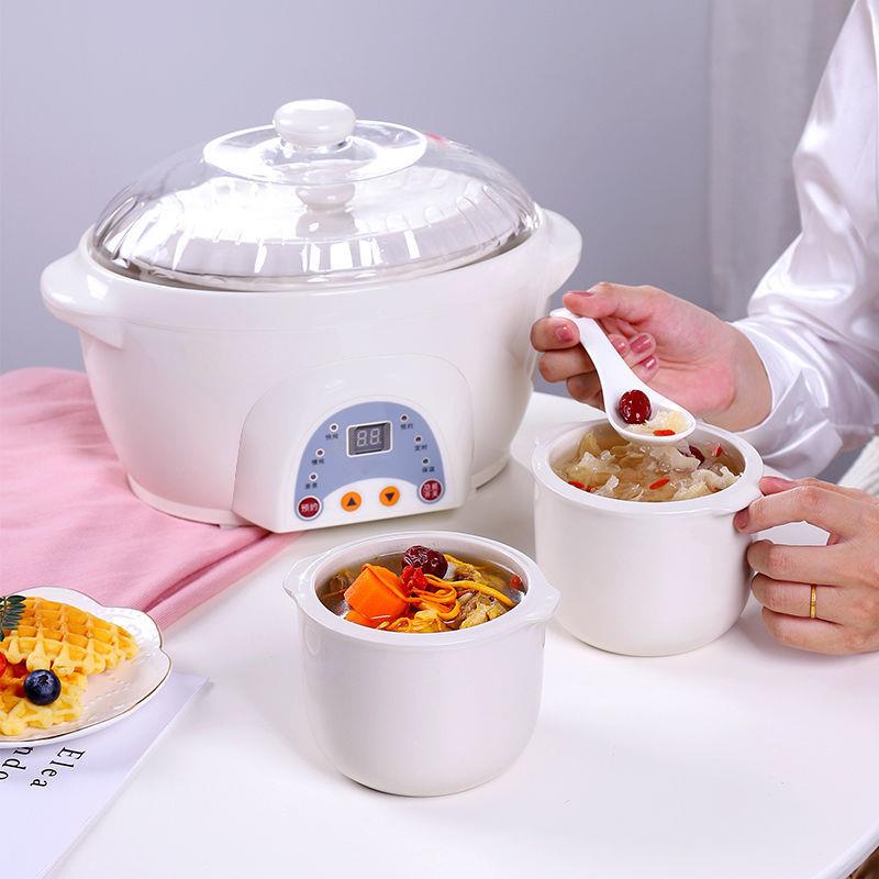 一锅三隔水胆炖全机自1动用蒸汽煲家汤陶瓷汤煲煮粥神器燕窝厂家