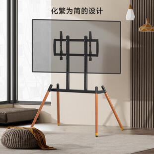 地ml4电视机支架实底座术架落子适配37-86英木寸电视推车艺承重60