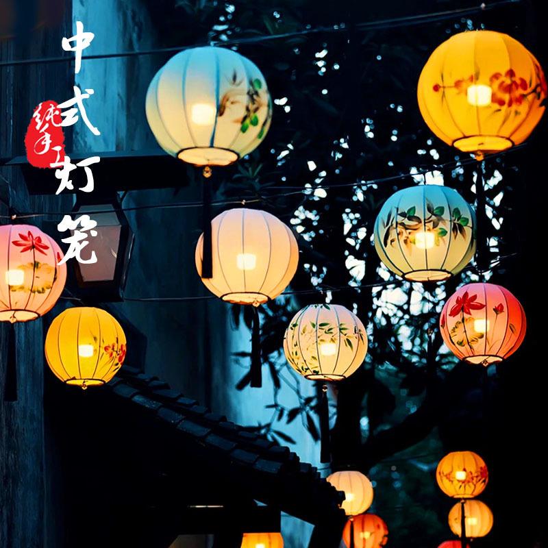 2025元宵节花灯彩ELT灯不夜城动置中国风布件户外夜活灯摆创意花