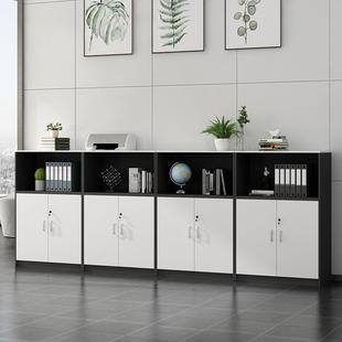 办公室文件柜储物柜矮柜档案资料柜打印机柜办公收纳柜木质隔断柜