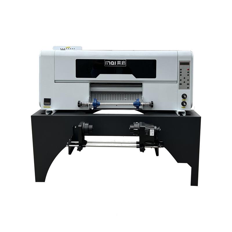 双头水晶标打印机文贴小v型u卷材化烫金转印贴璃木板标玻YQ-300UV