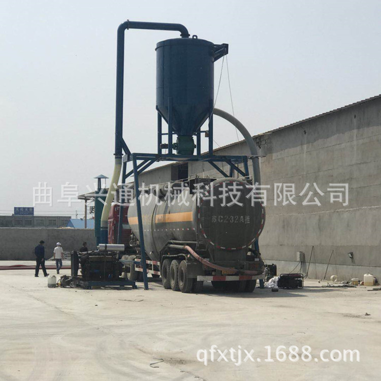 湖南大米入库气力吸粮机 40吨散粮吸粮机 高扬程水泥粉输送机