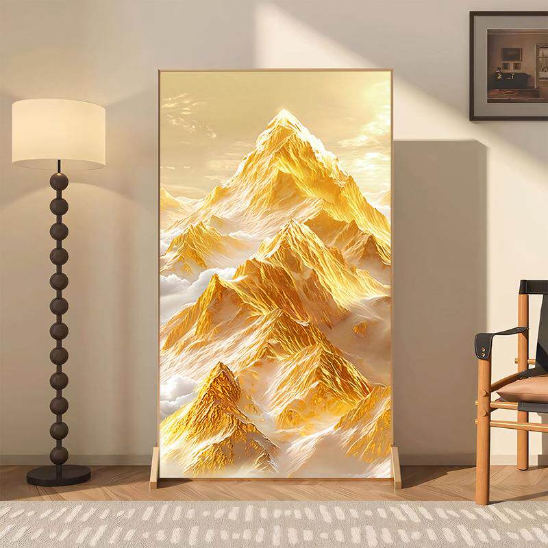 铝入合金屏风隔断办公室户对门客厅室遮挡可移F9869HH9卧动玄关装