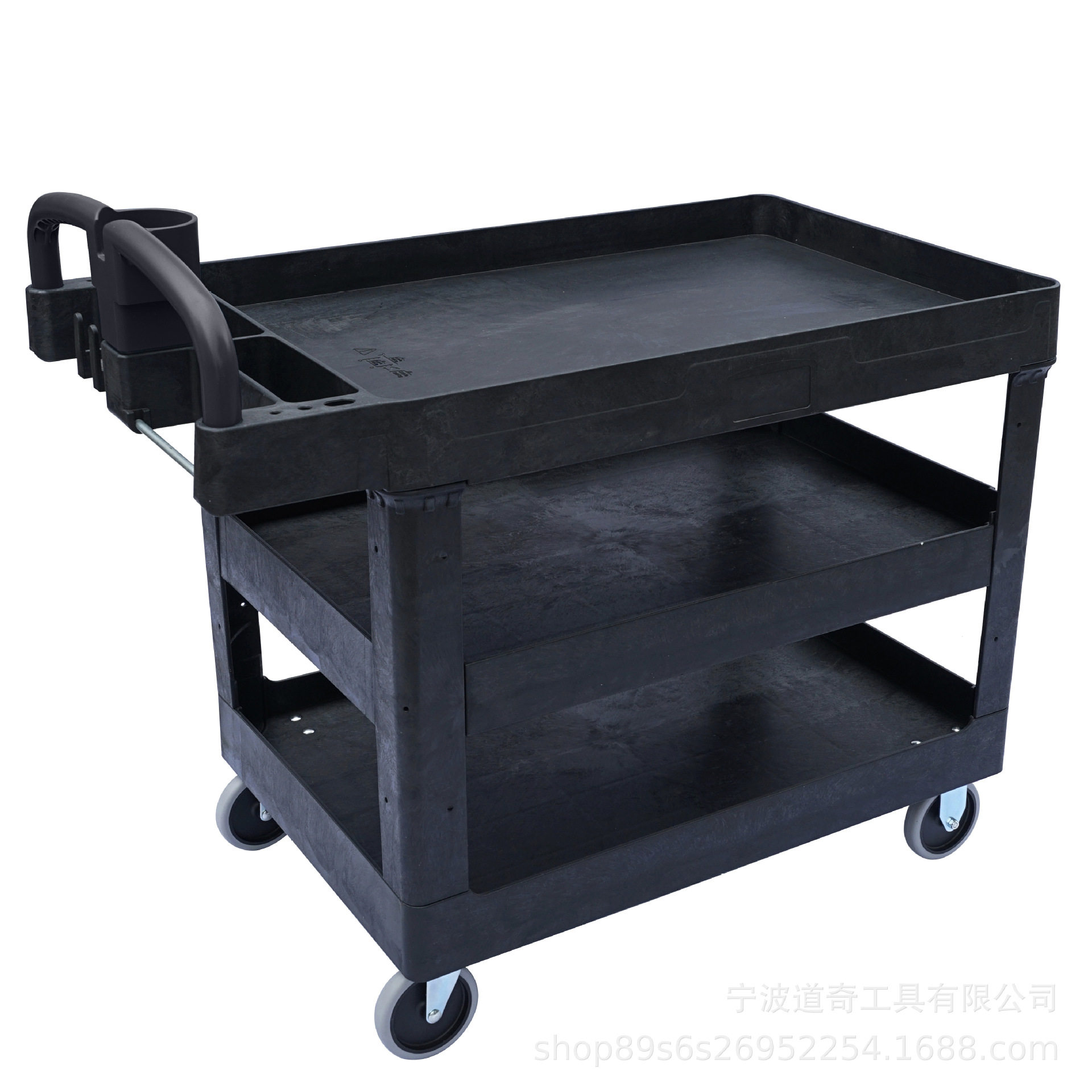 仓库搬运多层万向轮手推车