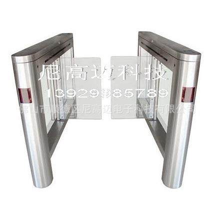 NGM指纹门禁考勤自入动摆闸NGM-BH05工出打指模放行通电动薄款型