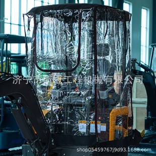 林工1微挖车小型挖掘机FRO6驾驶室保暖棚防风棚车衣雨棚透明罩折