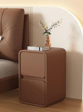 床头柜约小型柜子代CSN现简极窄迷你床c边柜2025新款奶油风30m宽