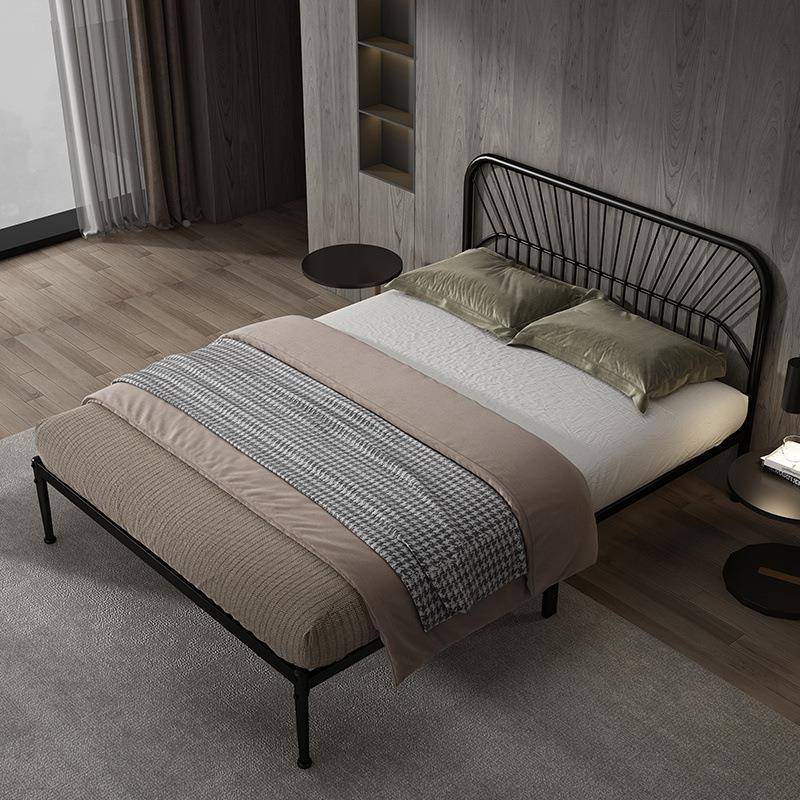 铁艺双人床.2米1加厚加固1米铁FKD床架床51.米单人床简约现代网红